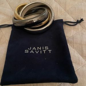 Janis Savitt triple cobra bracelet